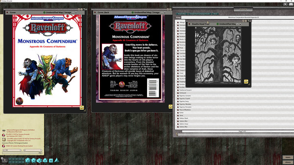 скриншот Fantasy Grounds - Monstrous Compendium - Ravenloft Appendix III (2E) 1