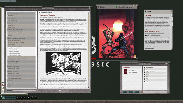 скриншот Fantasy Grounds - D&D Classics: Complete Ninja's Handbook (2E) 1