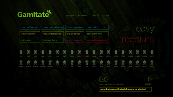 скриншот Gamitate The Meditation Game Playtest 5