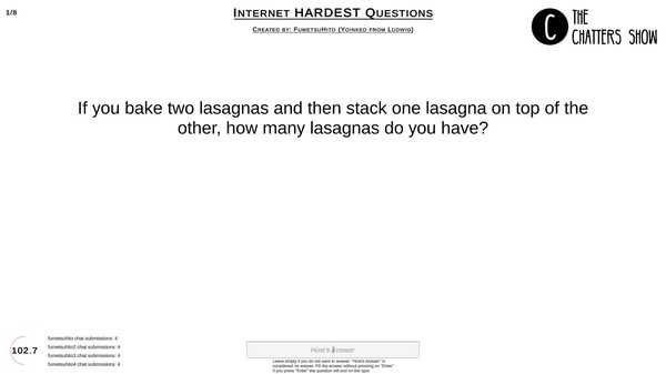 The Chatters Showfor windows and Linux 1