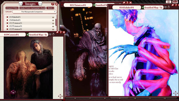 скриншот Fantasy Grounds - Vampire The Masquerade 5th Edition Companion 0