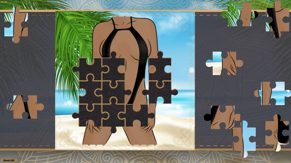 LineArt Jigsaw Puzzle - Erotica Summer game for Linux 1