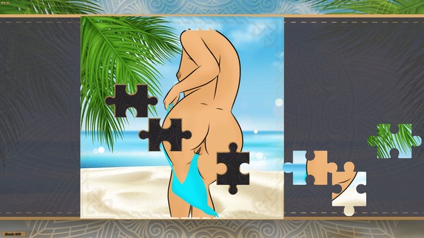 скриншот LineArt Jigsaw Puzzle - Erotica Summer 2