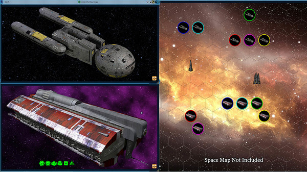 скриншот Fantasy Grounds - Star Battles: Basic Ship Tokens 0