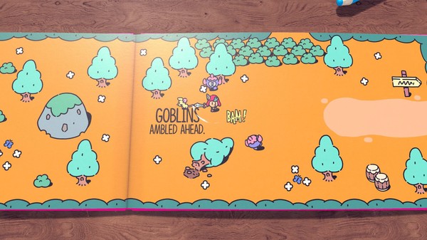 Скриншот из The Plucky Squire