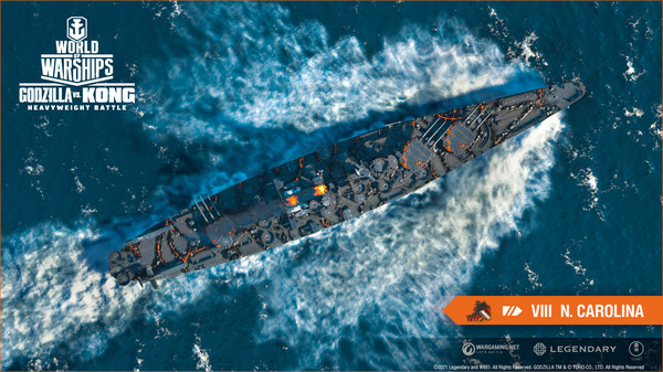 скриншот World of Warships — Kong: Primordial Rage 2