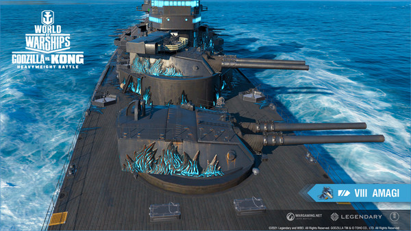 скриншот World of Warships — Godzilla: Apex Monster 2