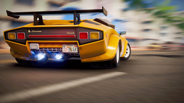 SYNTHALGIA: Retro Arcade Racing game for Linux 1