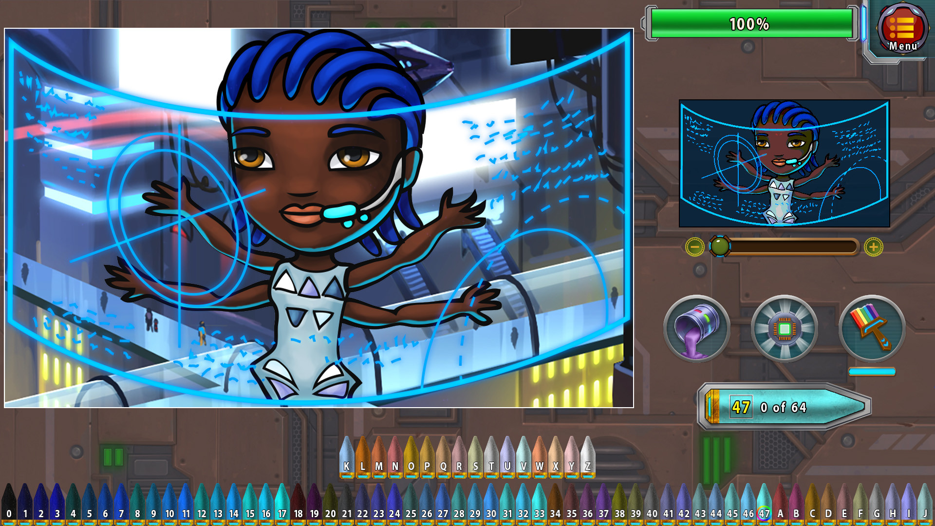 Paint By Numbers - Fulgur Planet #0