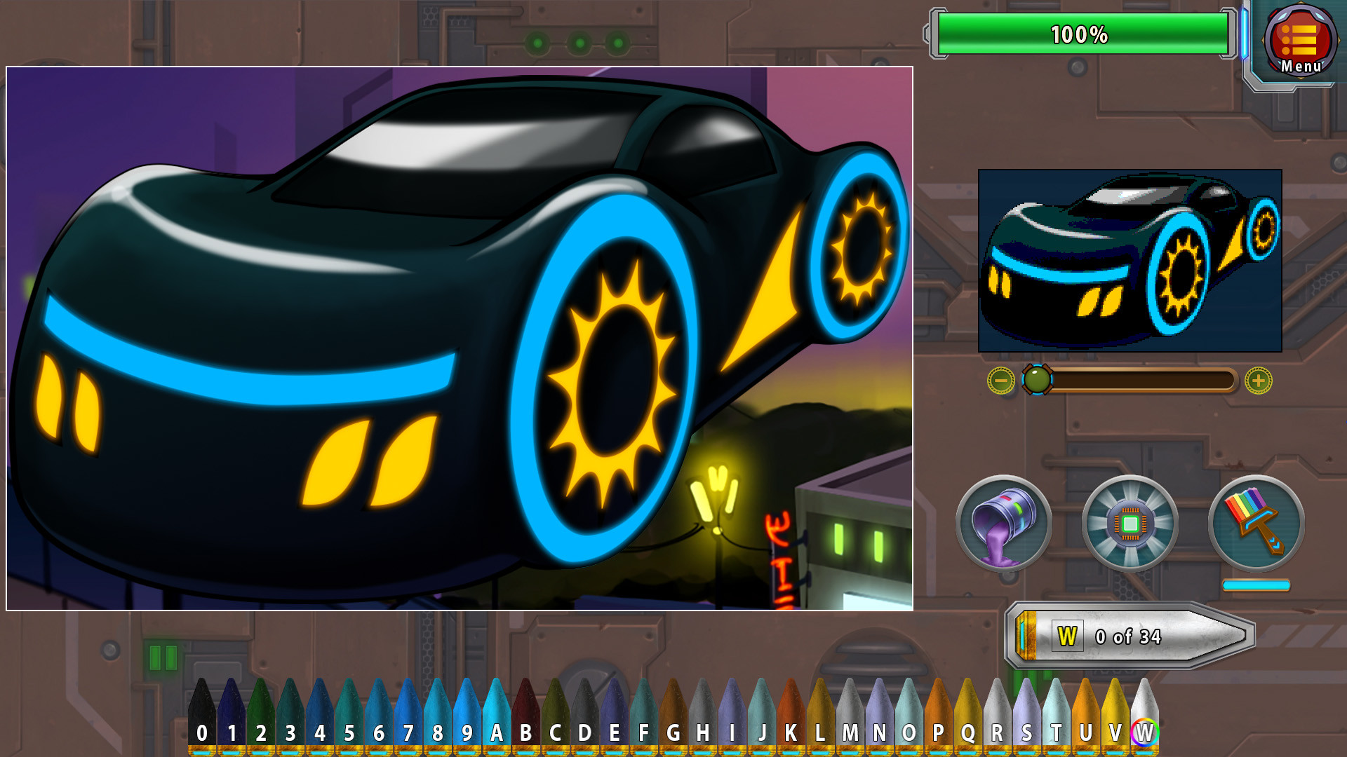 Paint By Numbers - Fulgur Planet #4