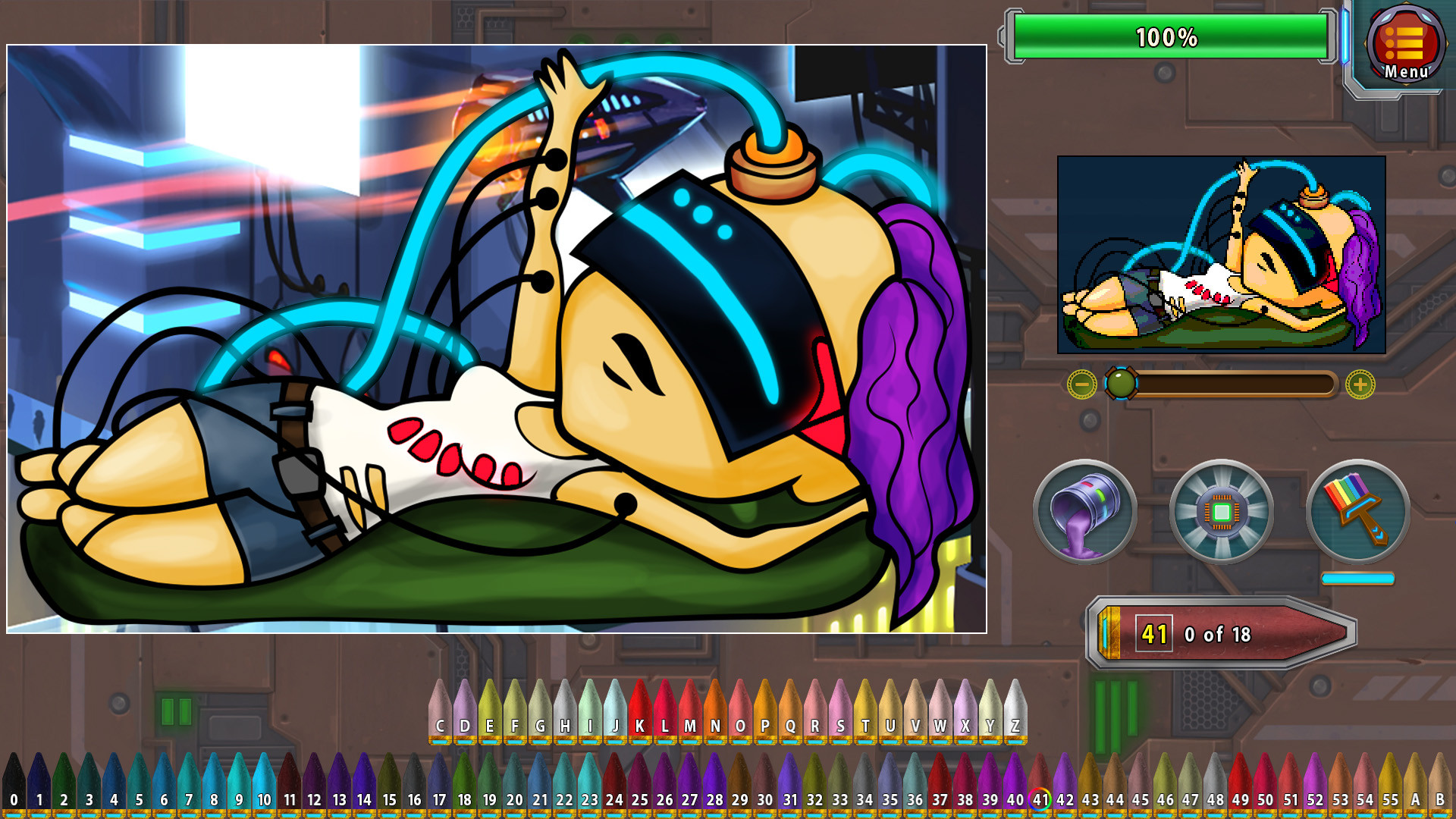 Paint By Numbers - Fulgur Planet #5