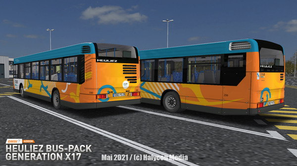 скриншот OMSI 2 Add-On Heuliez Bus-Pack Generation X17 5