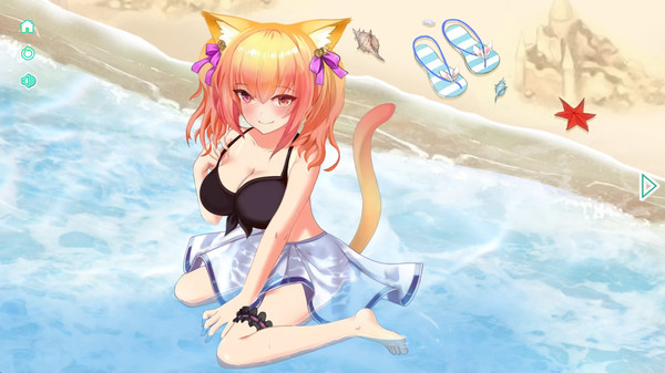 Neko Beach game for Linux 1