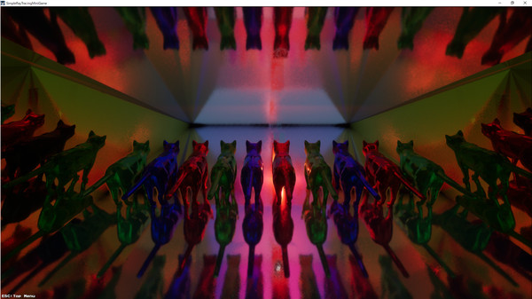 Simple Ray tracing Mini Game 10for windows and Linux 1