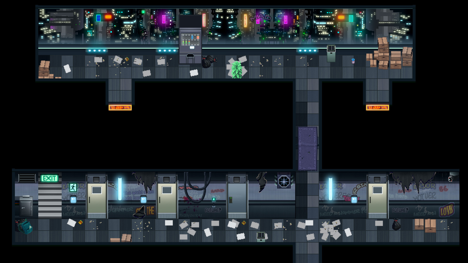 RPG Maker MV - Winlu Cyberpunk Tileset - Interior #7