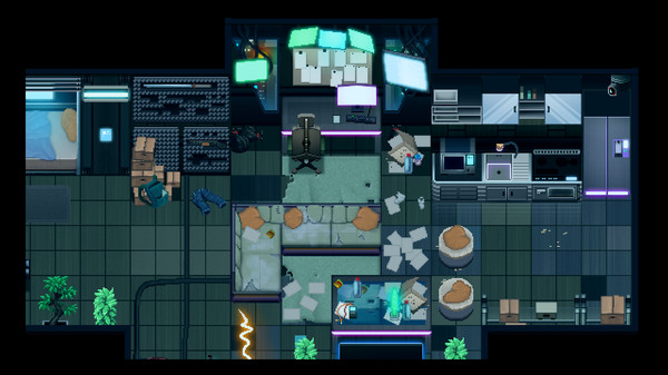 скриншот RPG Maker MV - Winlu Cyberpunk Tileset - Interior 4