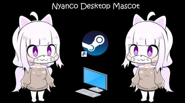 скриншот Nyanco Desktop Mascot : Nyanco-VTuber 0