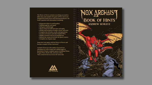 скриншот Nox Archaist Book of Hints 0