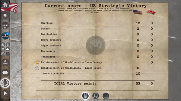 Operation FS scenario + Advanced Fog of War in the Pacific