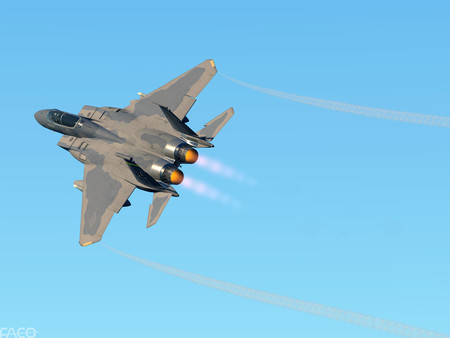 скриншот X-Plane 11 - Add-on: FACO Simulations - F-15C Eagle 1