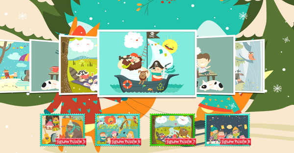 Children's Jigsaw Puzzles - Beautifully Illustrated game for Linux 1