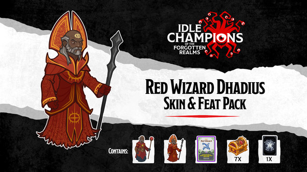 скриншот Idle Champions - Red Wizard Dhadius Skin & Feat Pack 0