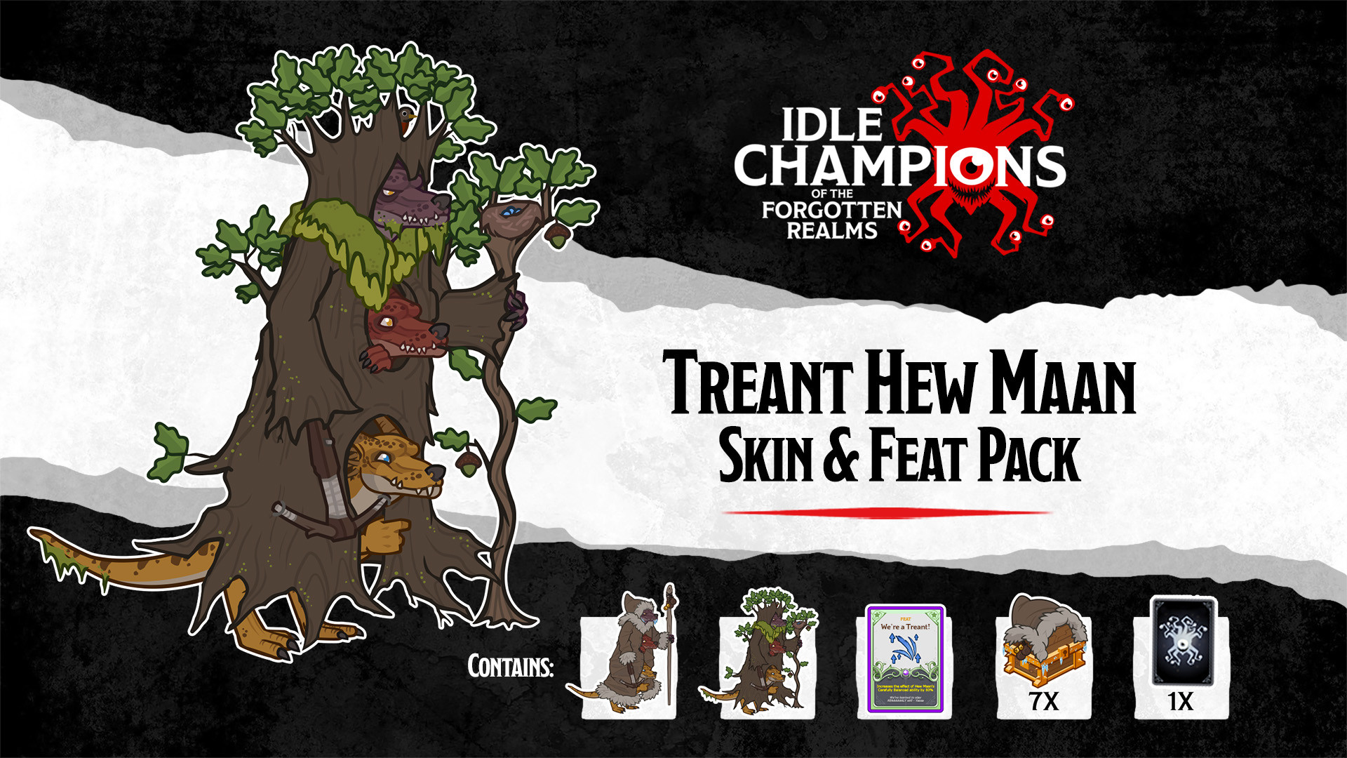 Idle Champions - Treant Maan Hew Maan Skin & Feat Pack Featured Screenshot #1