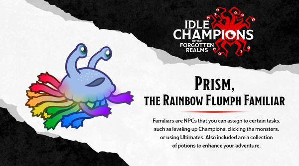 скриншот Idle Champions - Prism the Rainbow Flumph Familiar Pack 1