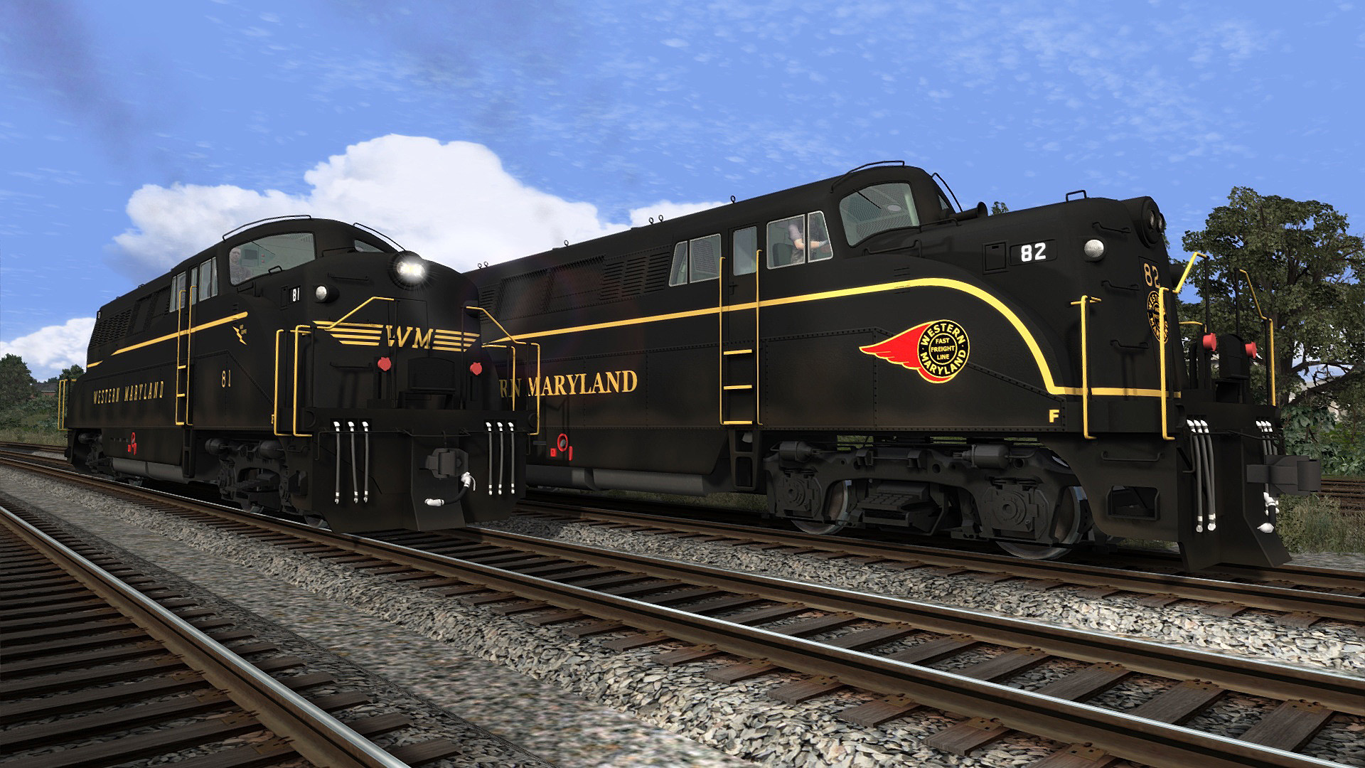 Train Simulator: Western Maryland H-9 Class no Steam