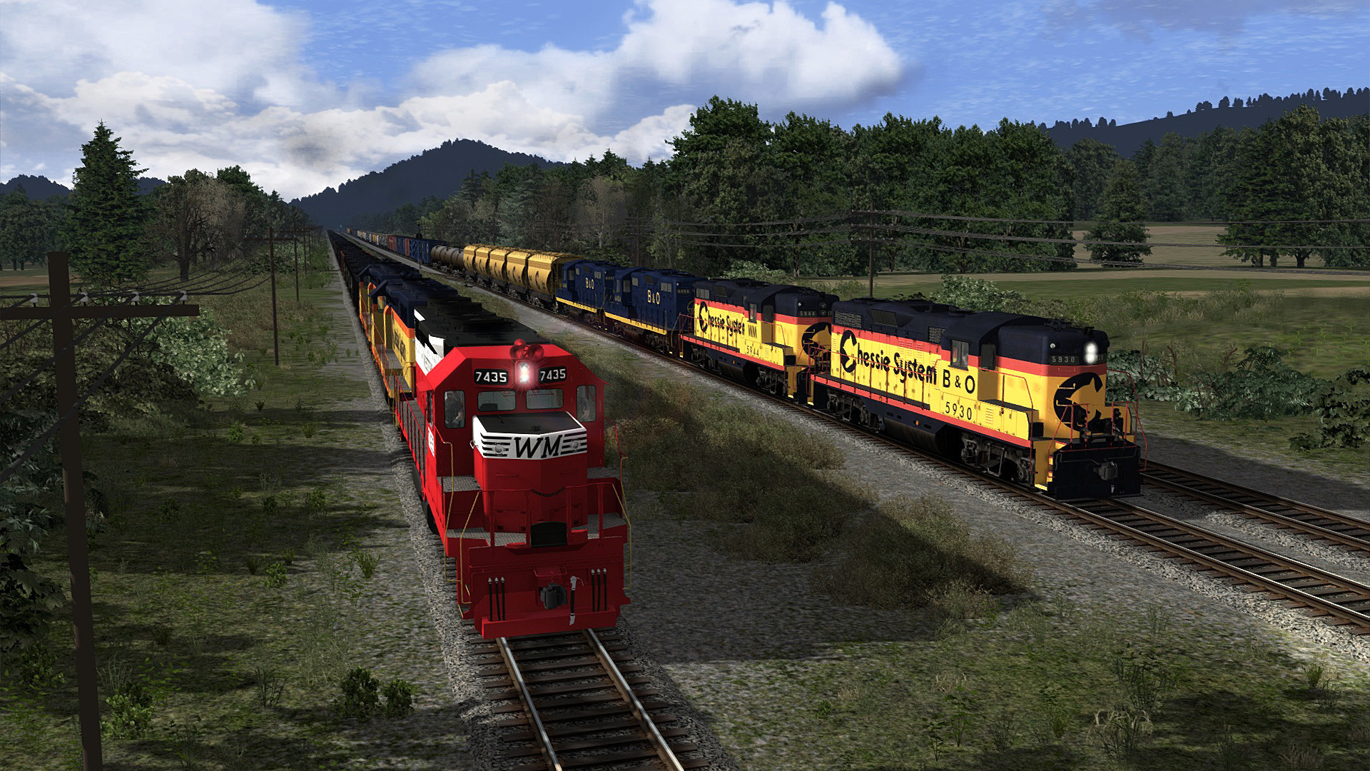 Train Simulator: B&O Mountain Subdivision: Cumberland - Grafton Route ...