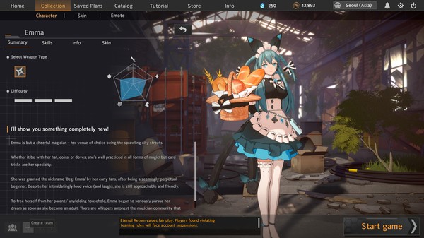 скриншот Eternal Return Summer Sale Characters X Skins Bundle 1