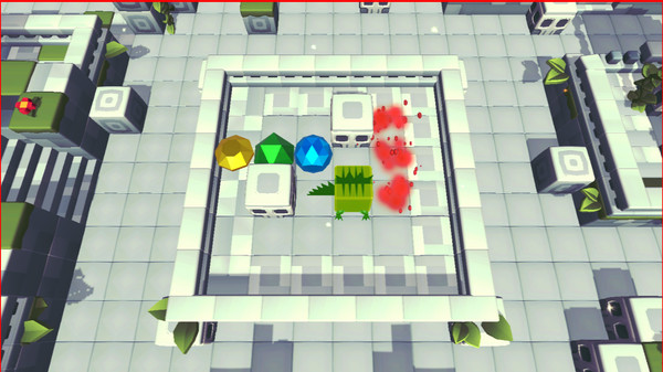 Скриншот из SokoMatch: Lizard Saga