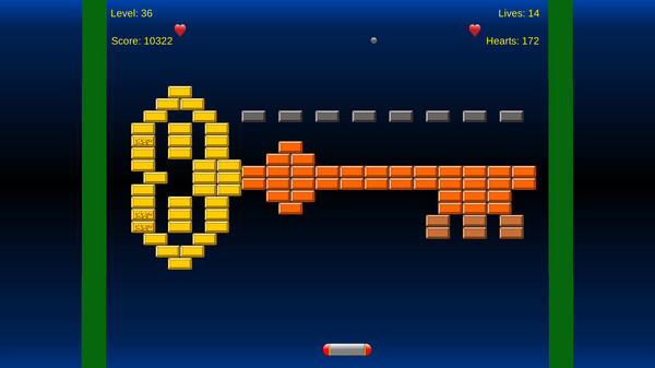 Brick Breaker Heart Collector game for windows Pc 1