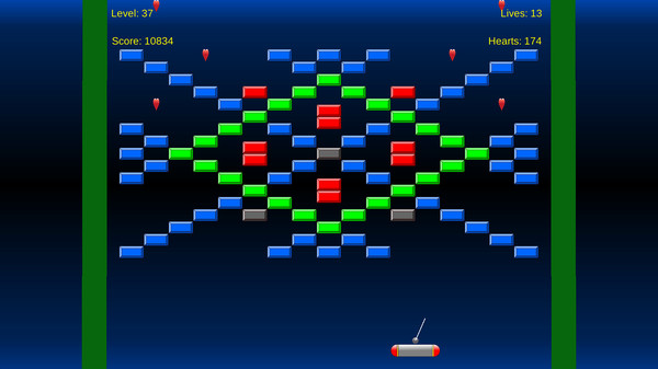 Brick Breaker Heart Collectorfor windows and Linux 1