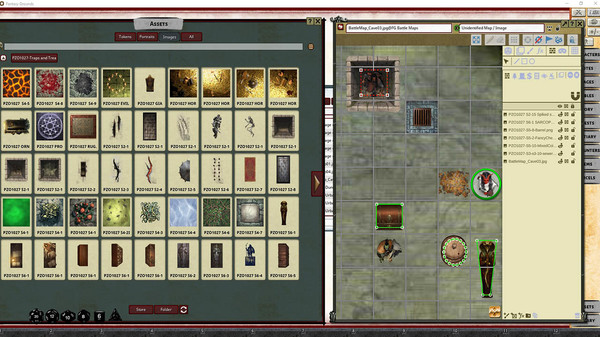 скриншот Fantasy Grounds - Pathfinder RPG - Traps and Treasure Pawns 2