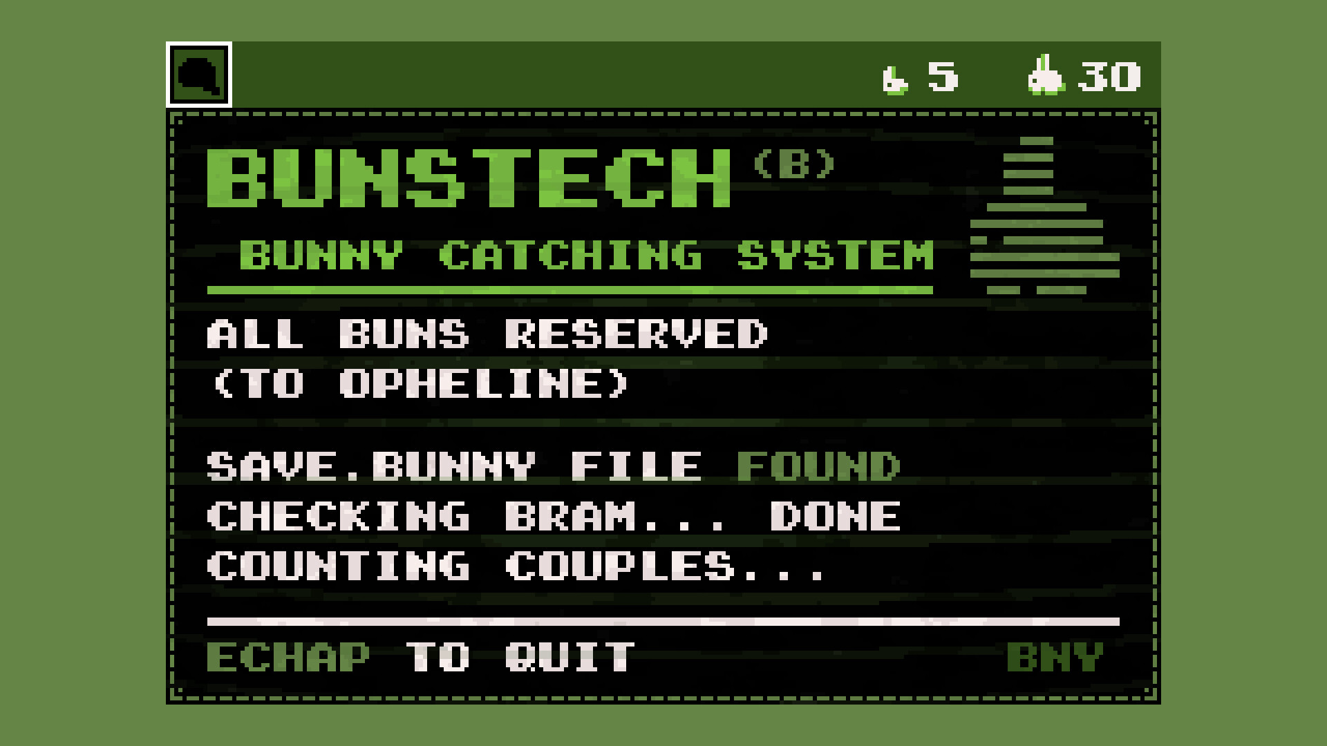 Pâquerette Down the Bunburrows Demo #5