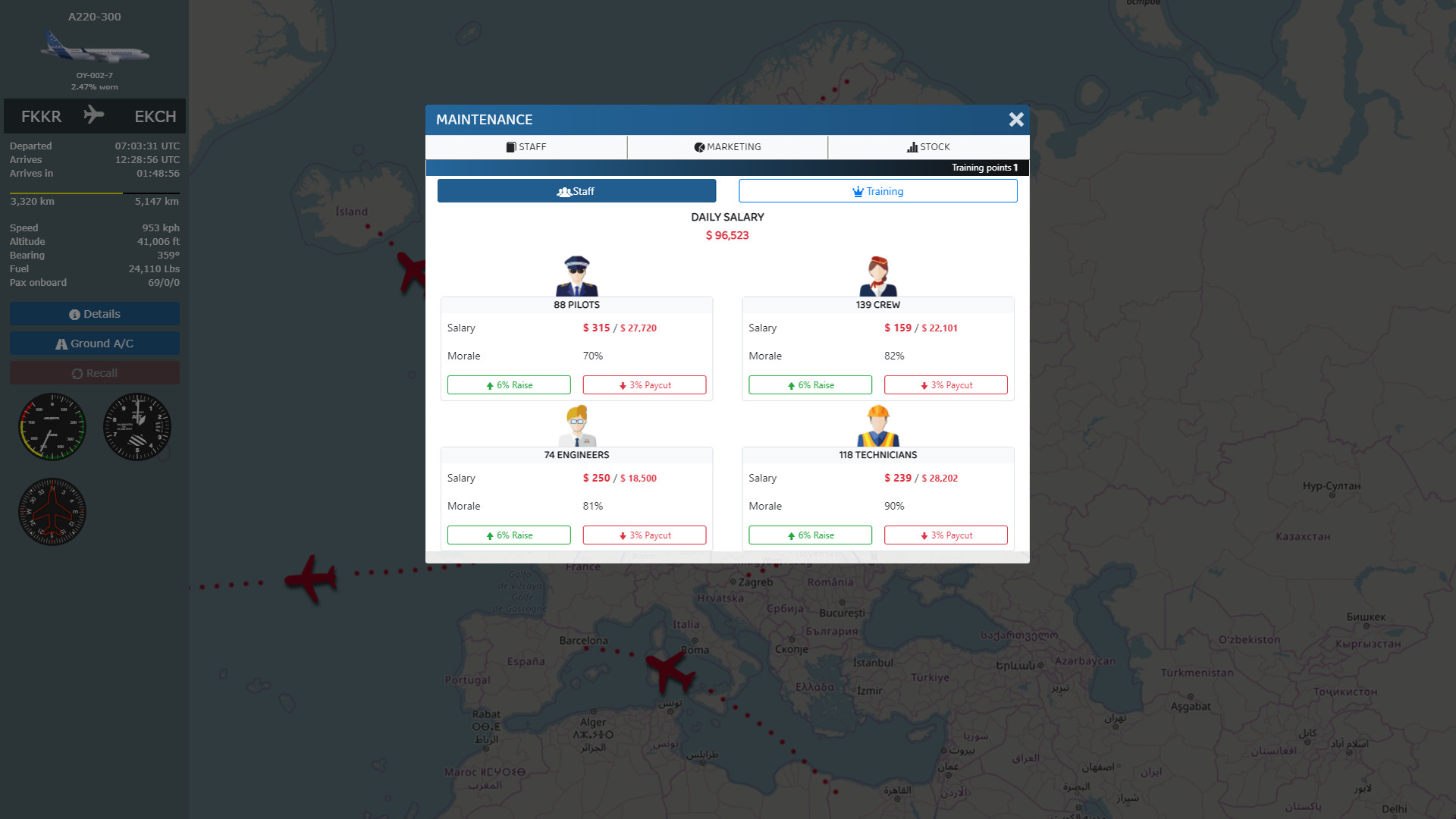 scandinavian tour airline manager 4