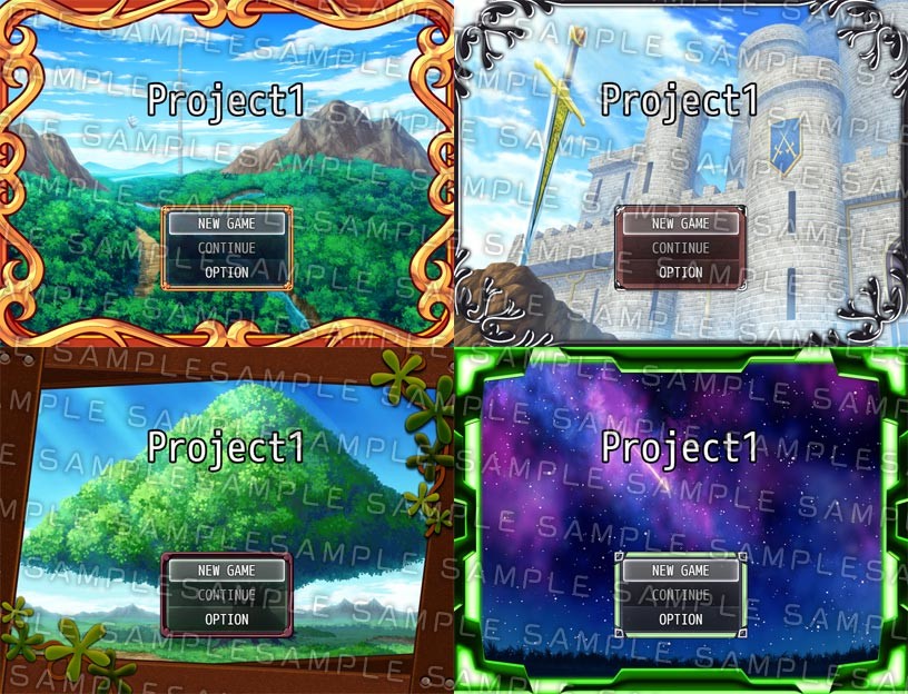 RPG Maker MZ - Krachware User Interface Material Variety Pack #2