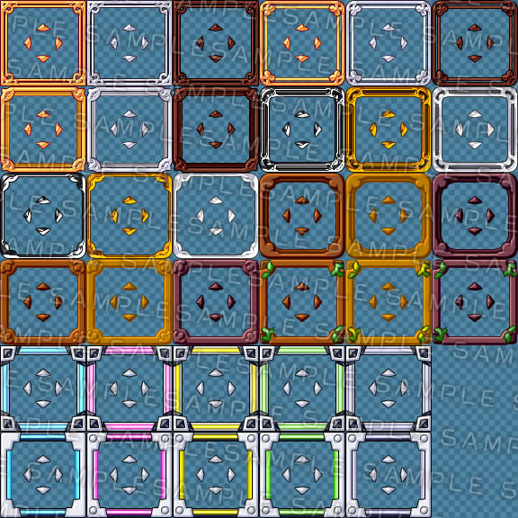 RPG Maker MZ - Krachware User Interface Material Variety Pack #4