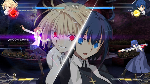скриншот MELTY BLOOD: TYPE LUMINA - Saber Round Announcements 1