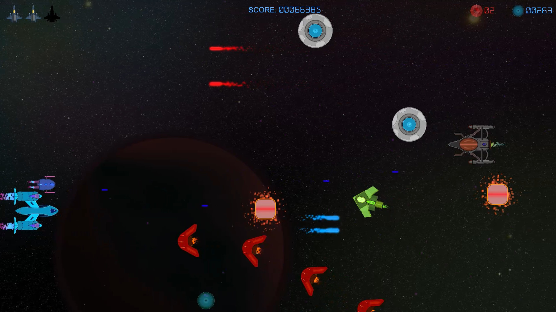 Cosmic collapse Demo #0