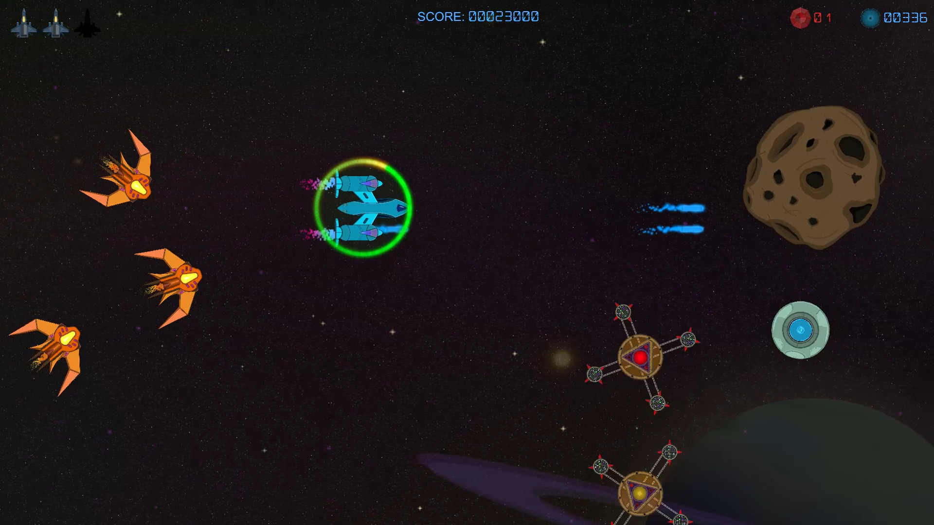 Cosmic collapse Demo #5