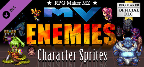 RPG Maker MZ - MV Enemies - character sprites banner