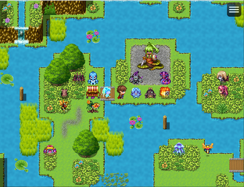 which sprites in game character hub can work in rpg maker mv