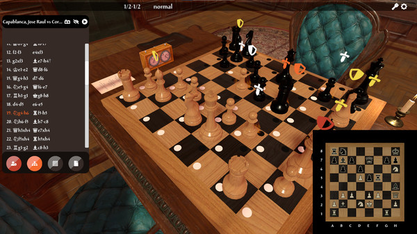 Скриншот из Caïssa Board