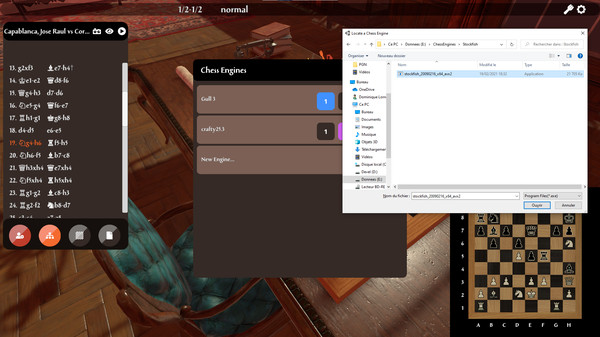Скриншот из Caïssa Board