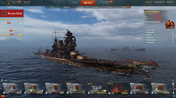 скриншот World of Warships — Ragnarok 1