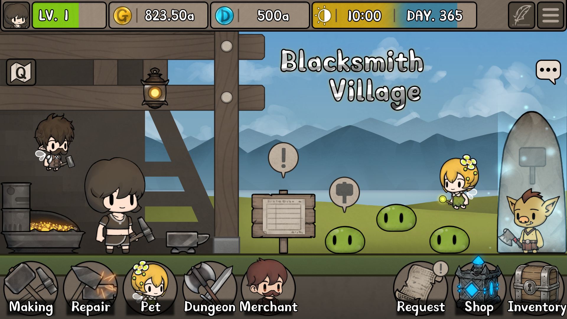 Blacksmith Village Demo #0
