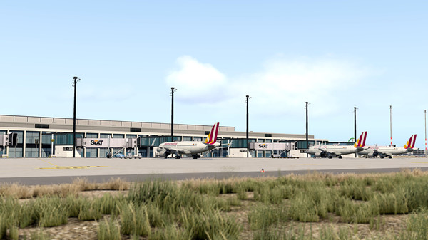 скриншот X-Plane 11 - Add-on: Aerosoft - Airport Berlin Brandenburg V2 3