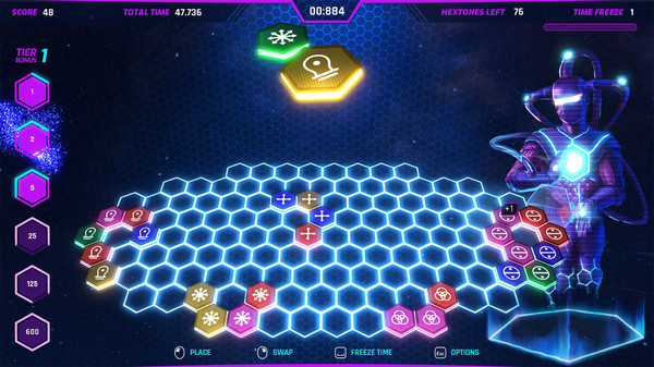 Hextones: Spacetime